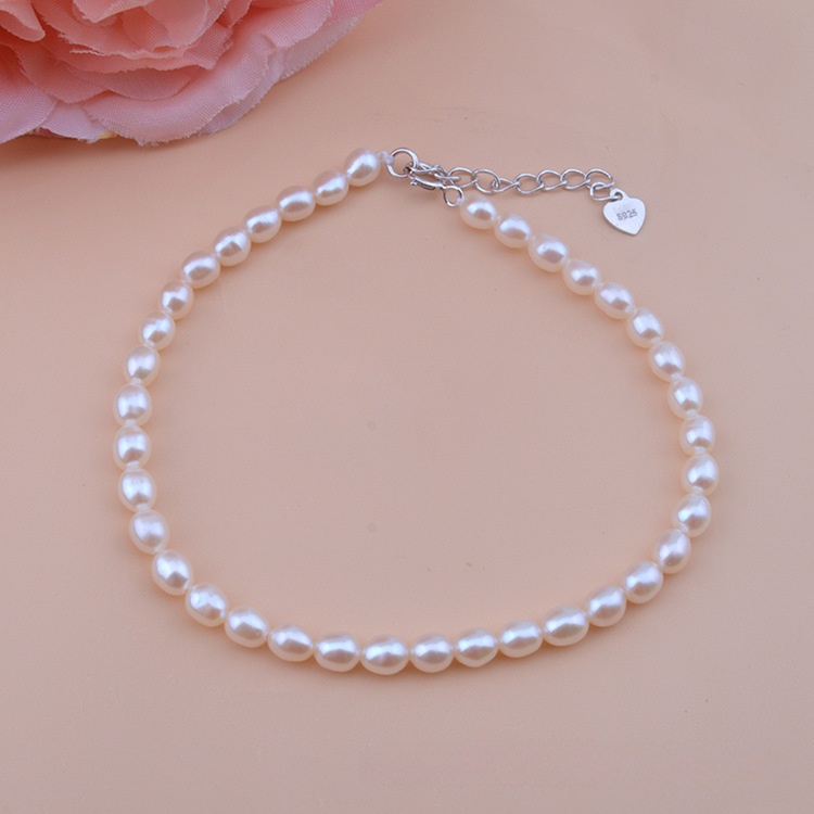 Silver button bracelet