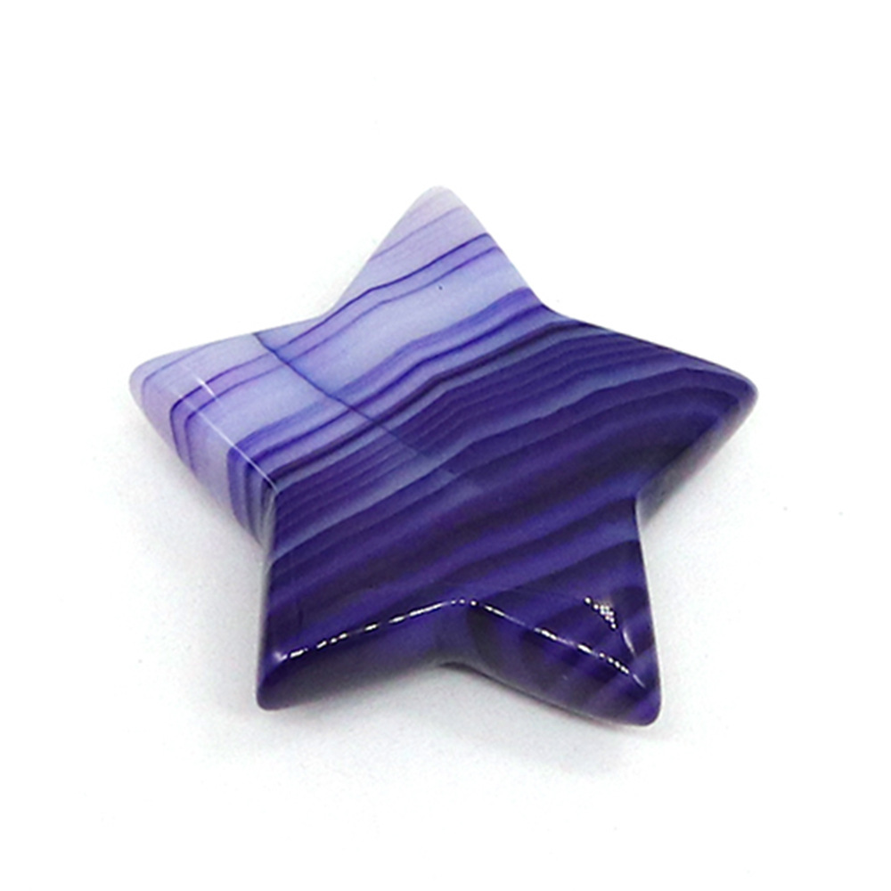 Purple striped agate