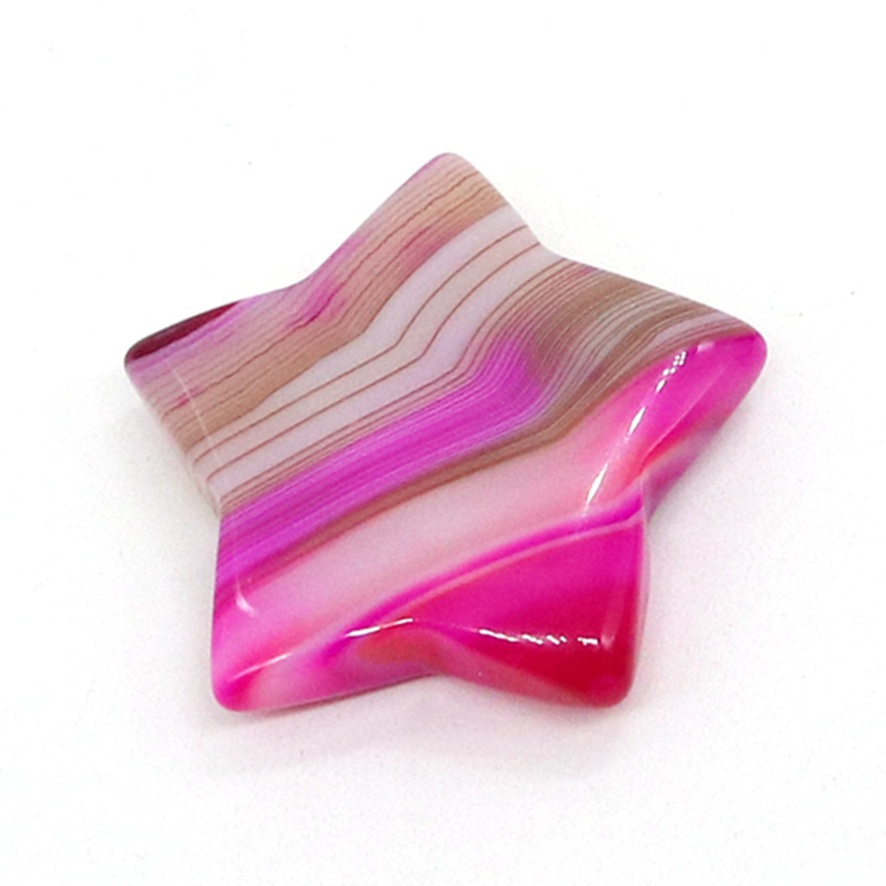 Pink striped agate