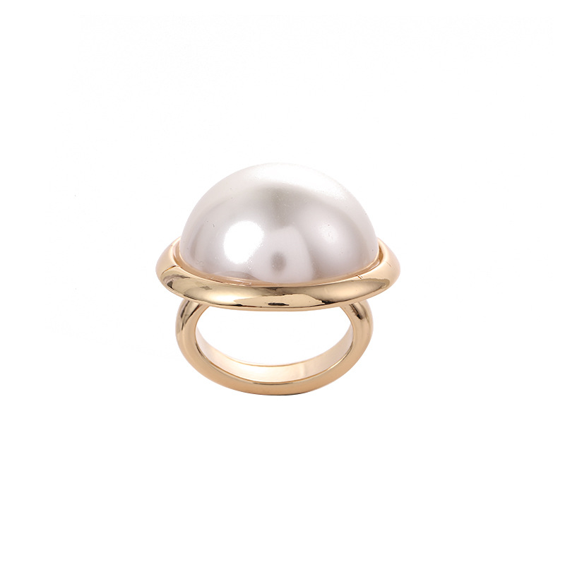 Half Face Ring Gold