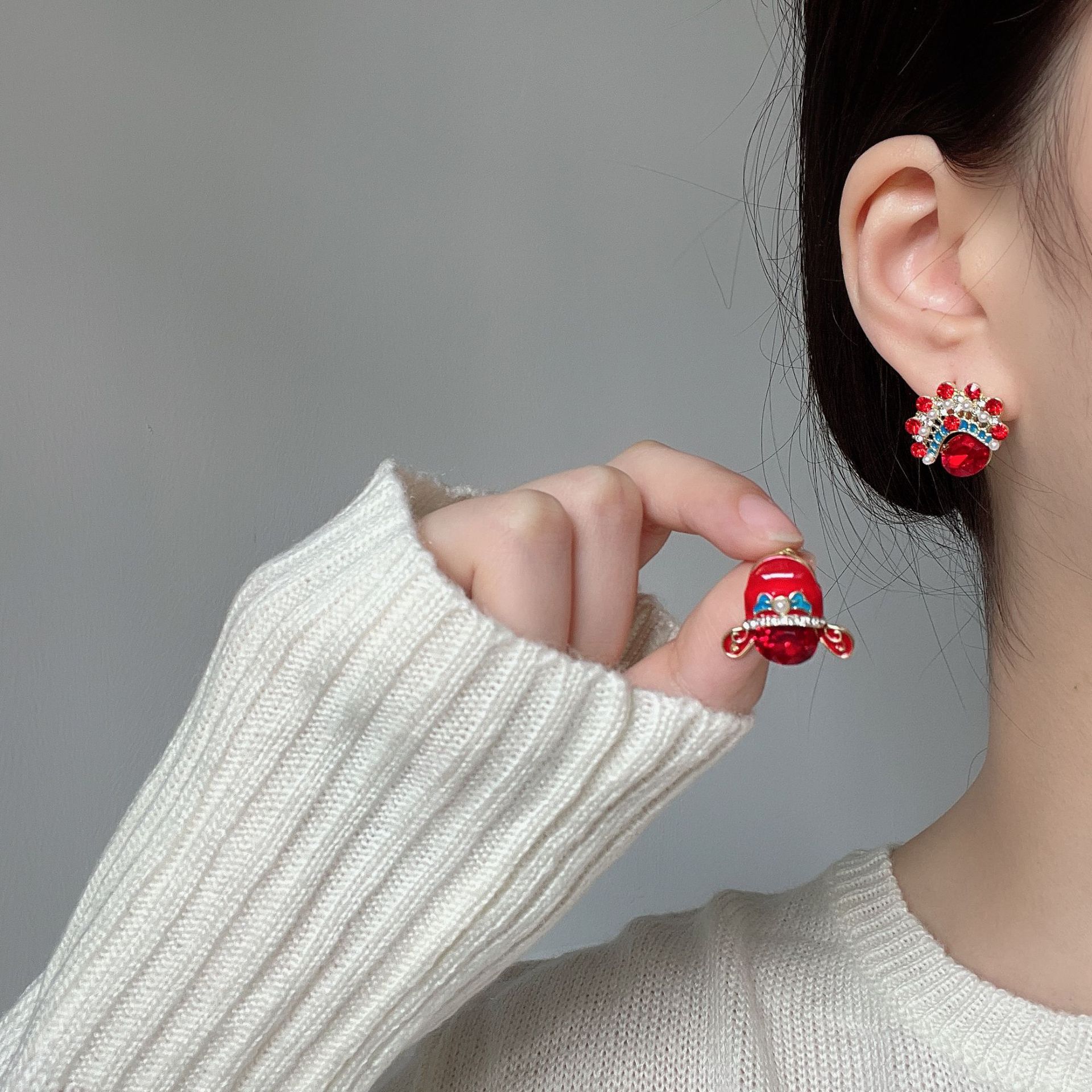 E0074 gold earrings