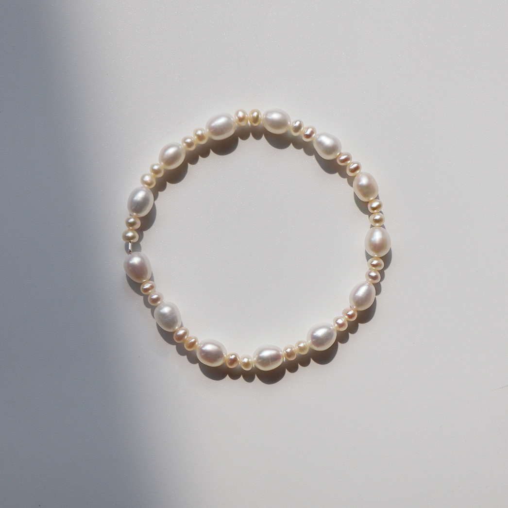 Rice capsules   small capsules freshwater pearl bracelet