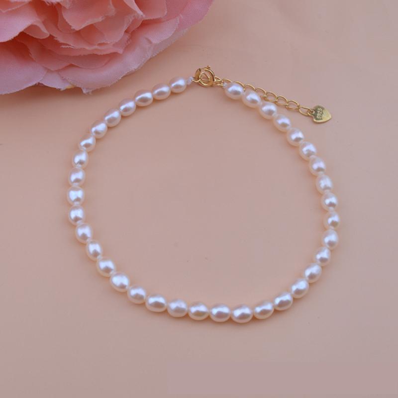 Gold button bracelet