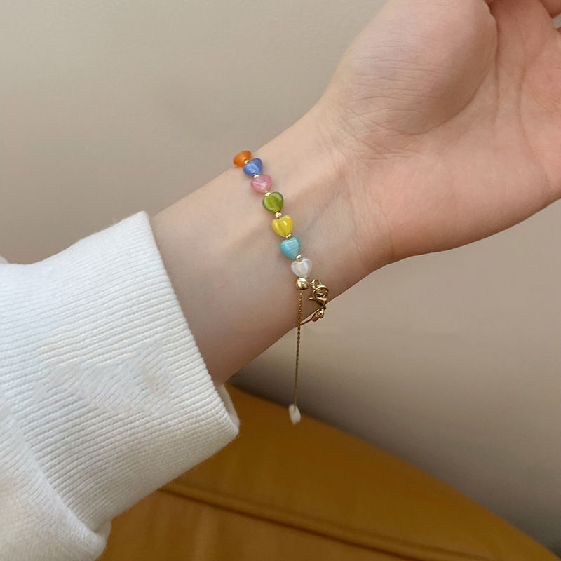 Rainbow love bracelet