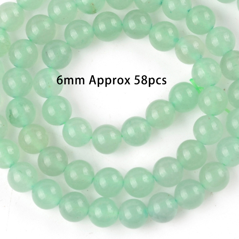 6mm natural green aventurine