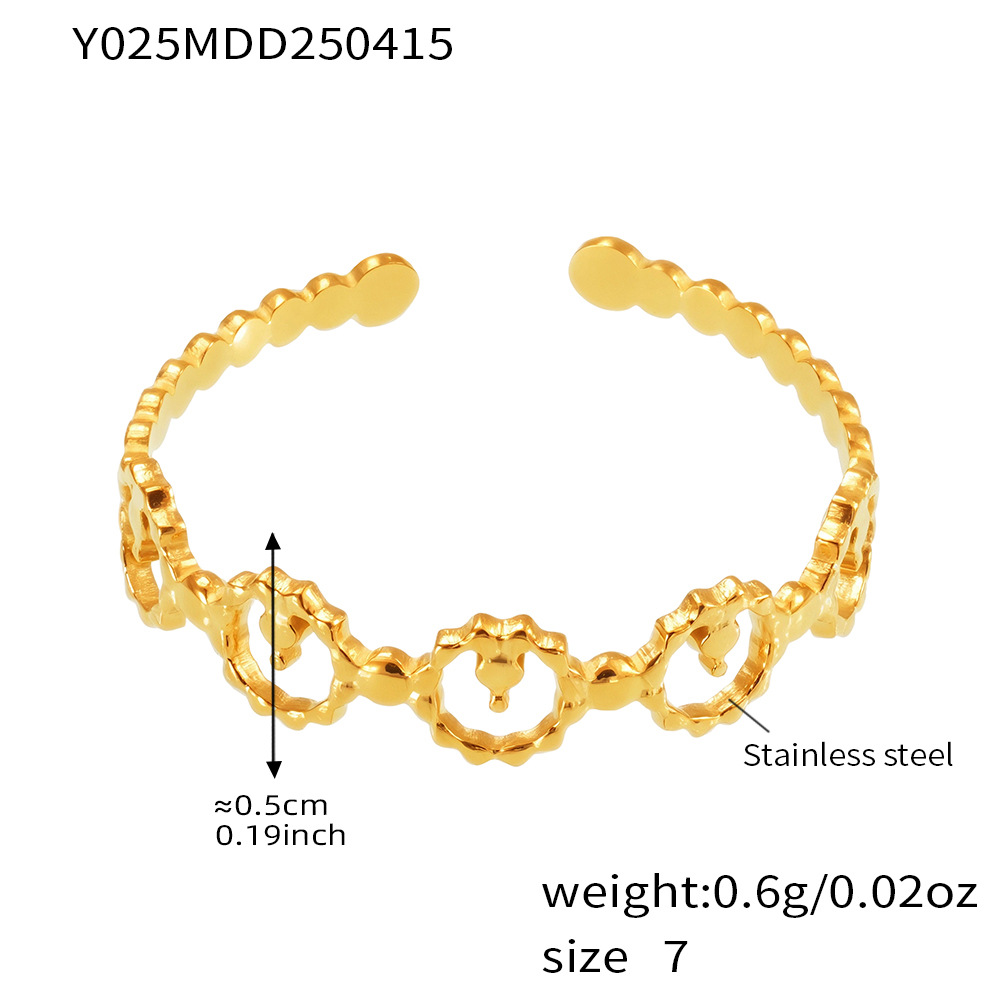 Y025-gold ring