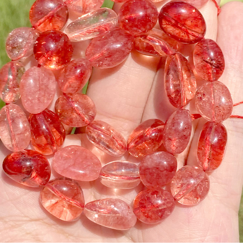 10-13mm red crystal