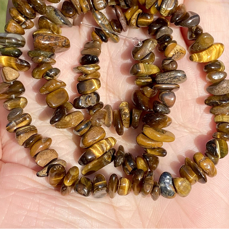 Yellow Tiger Eye Gravel 3-5mm