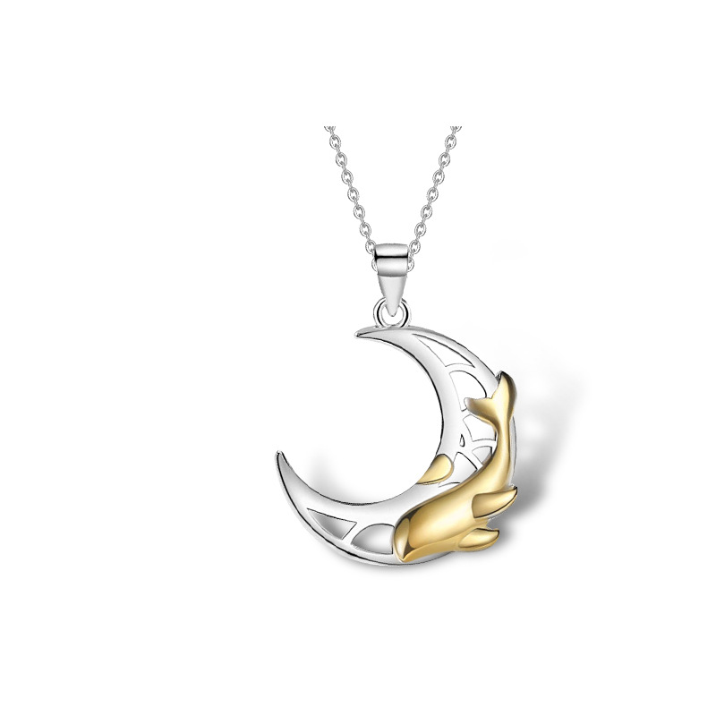 D0649 necklace 50cm with 5cm extend chain