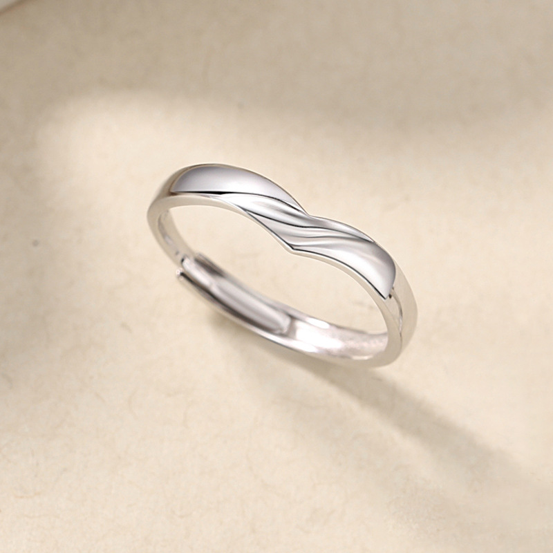 J0099 Men Ring Double-stay Double-stay Ring