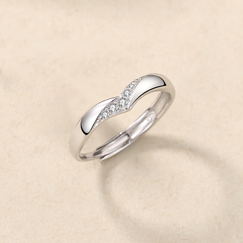 J0099 Women Ring Double-stay Double-stay Ring