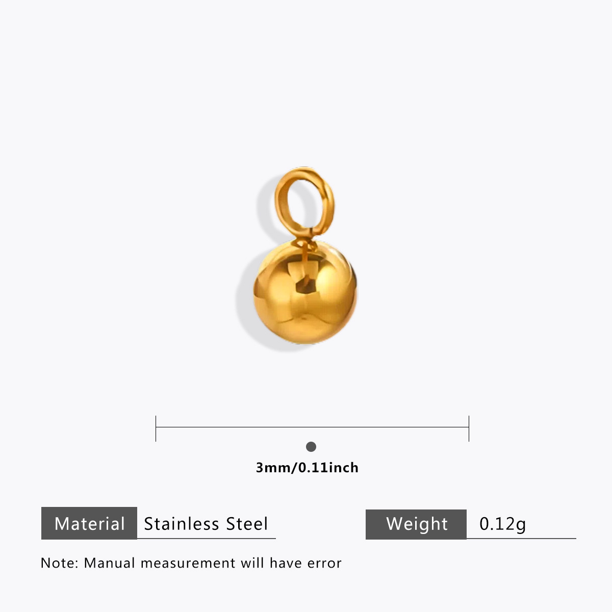 Gold 3mm