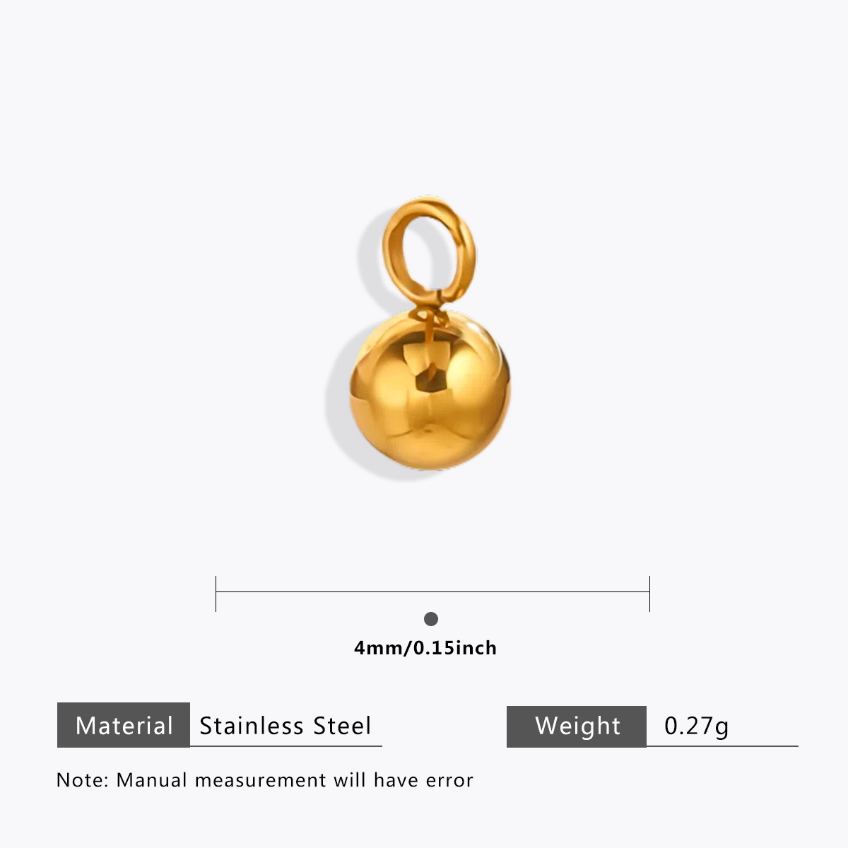 Gold 4mm