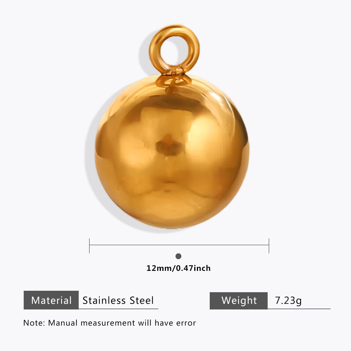 Gold 12mm