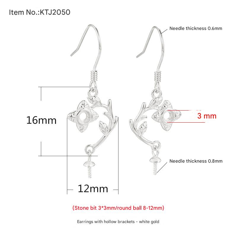Type C- white gold {Stone position upper 3mm/lower 8-12mm}