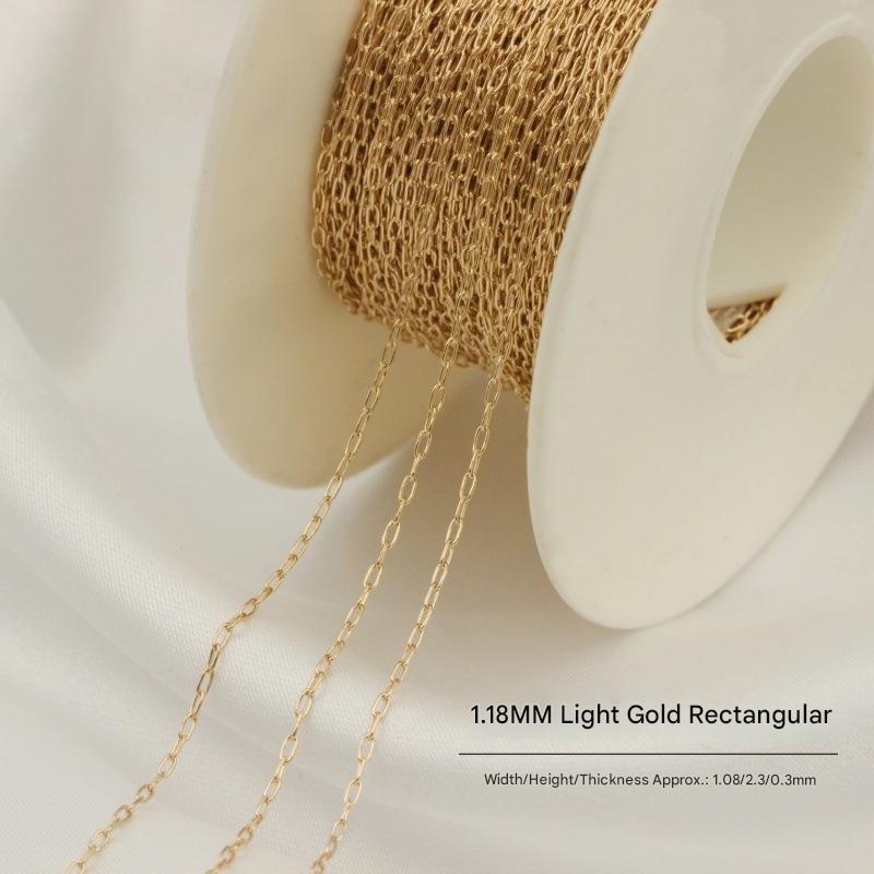 Chain width 1.18mm light gold