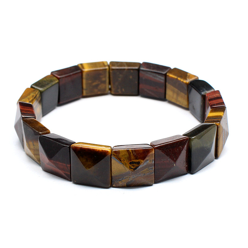 Colorful tiger eye stone