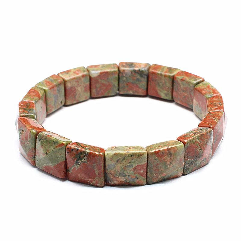 Flower green stone