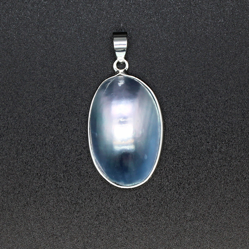 Blue shell-silver