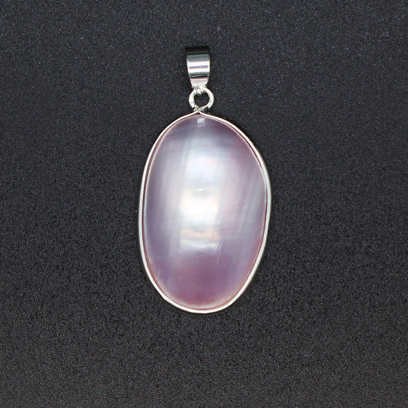 Pink shell-silver