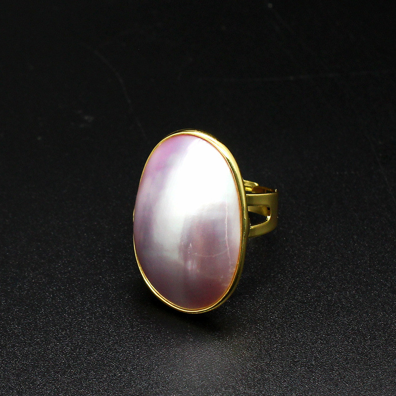 Pink shell-gold