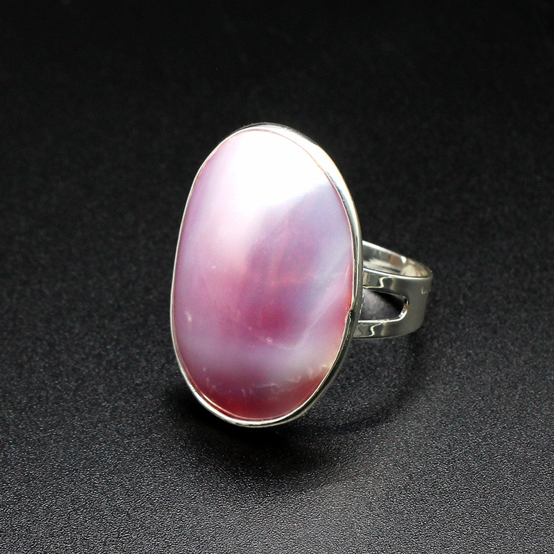 Pink shell-silver