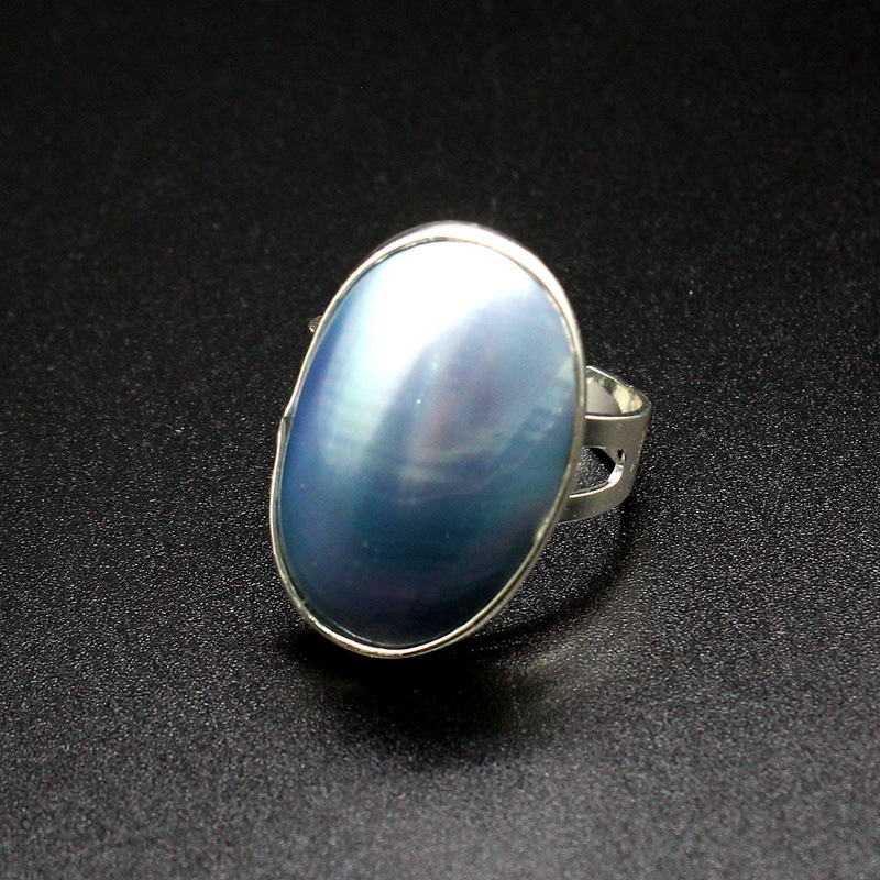 Blue shell-silver