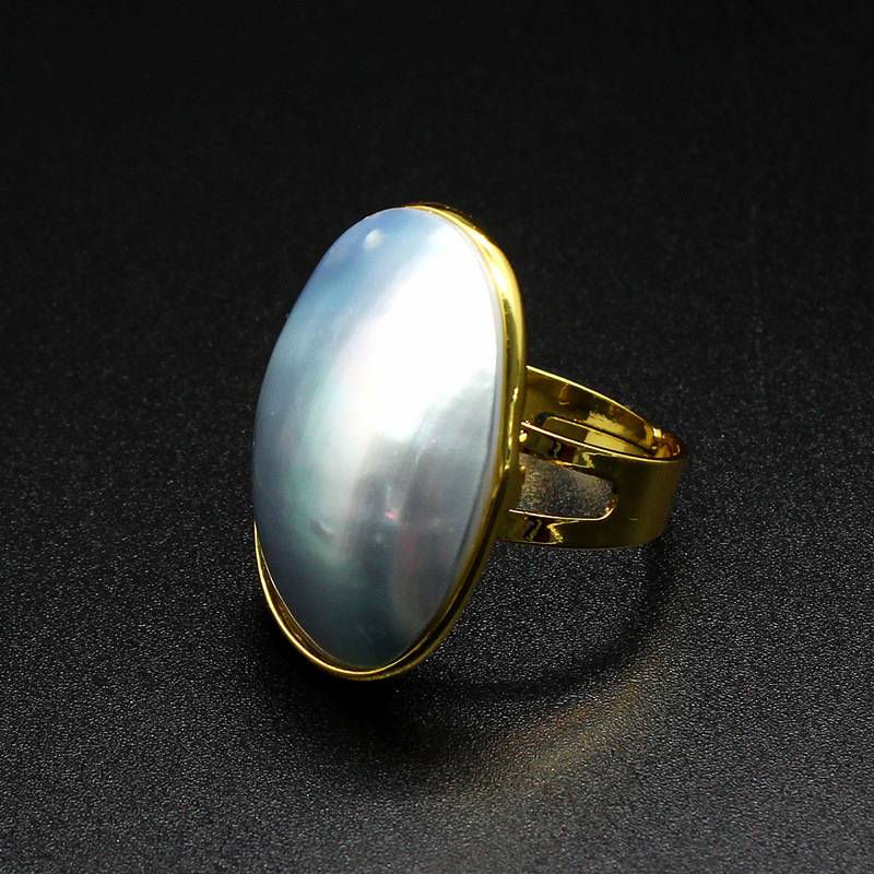 Blue shell-gold