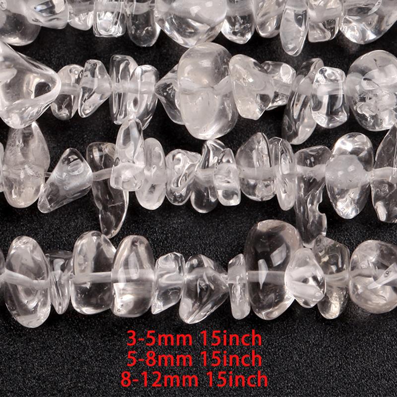 3-5mm 16inch irregular gravel white crystal