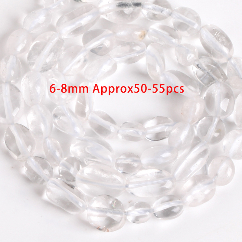 6-8mm shaped white crystal