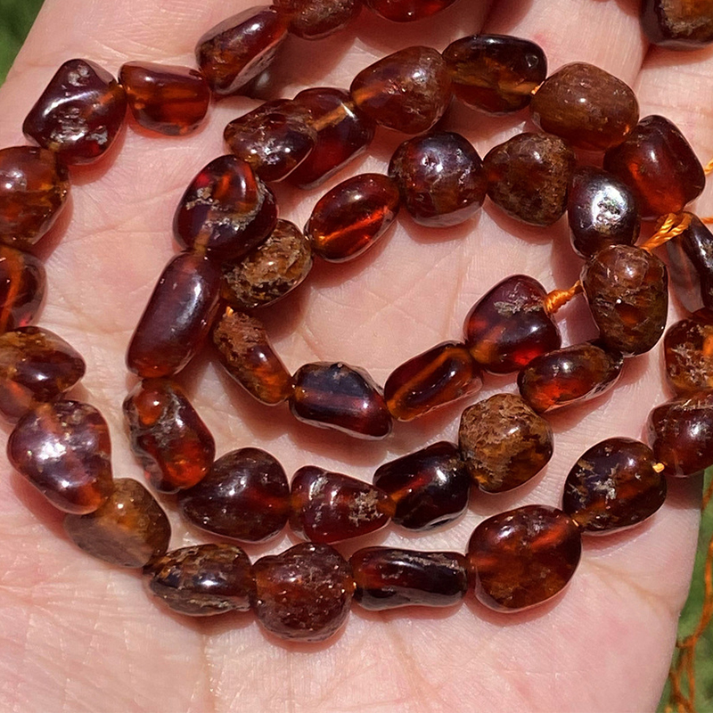 8-10mm shaped orange pomegranate