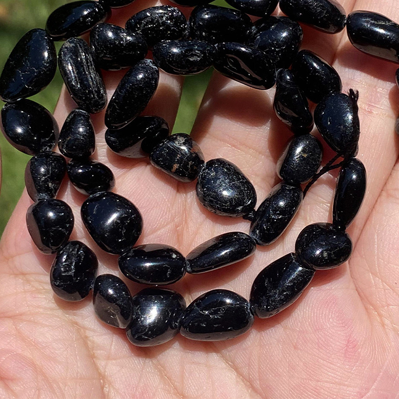 8-10mm black tourmaline