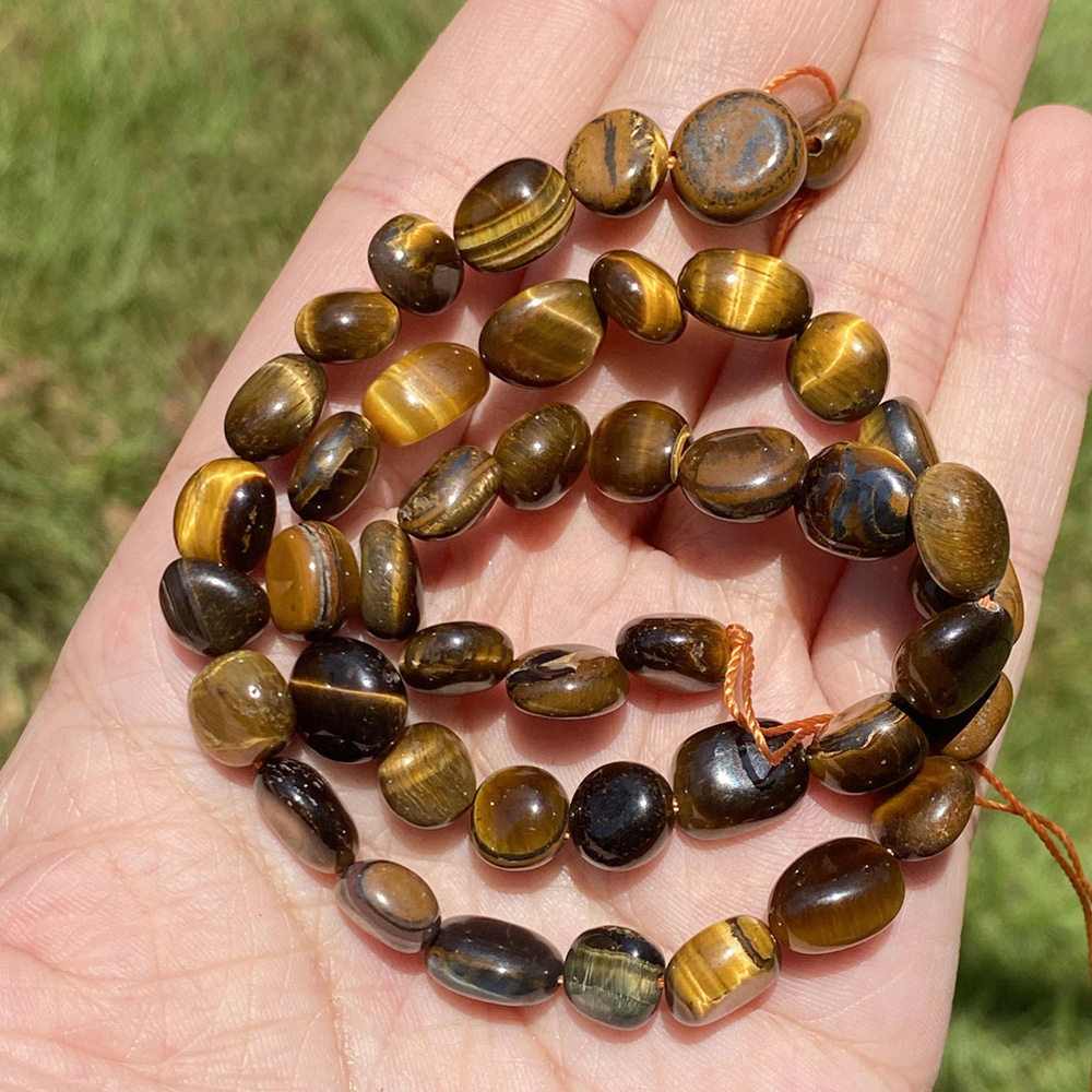 8-10mm yellow tiger with shape