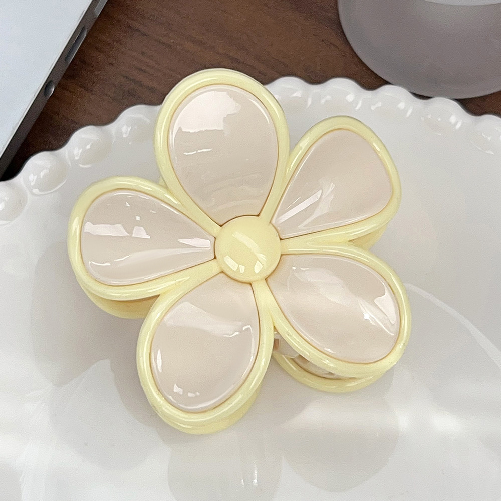 Beige yellow edge