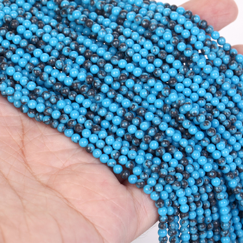Turquoise blue black