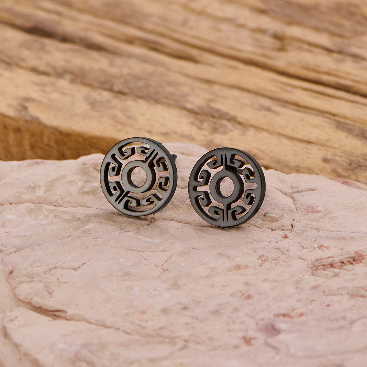 Copper coin black