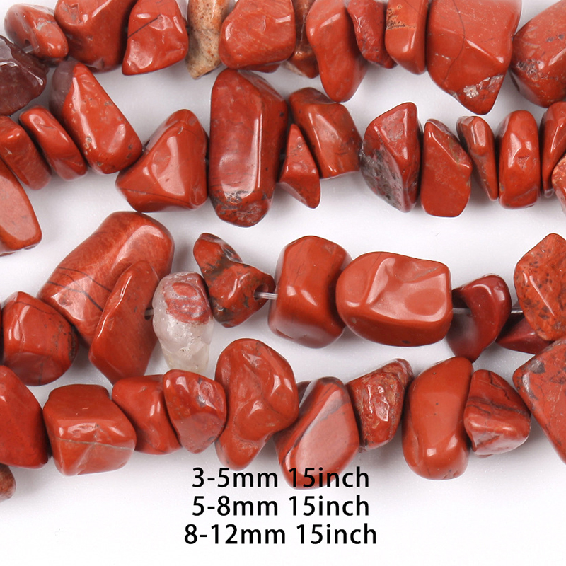 39cm 5-8mm red stone gravel