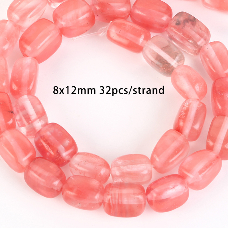 8x12mm cuboid watermelon red