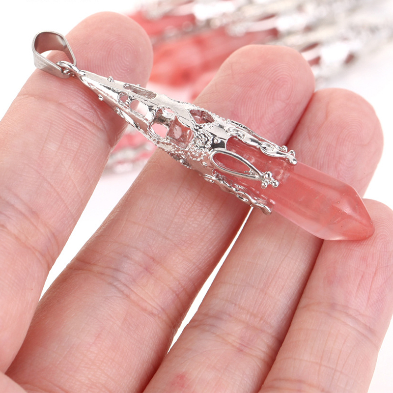 60mm alloy pendant watermelon red