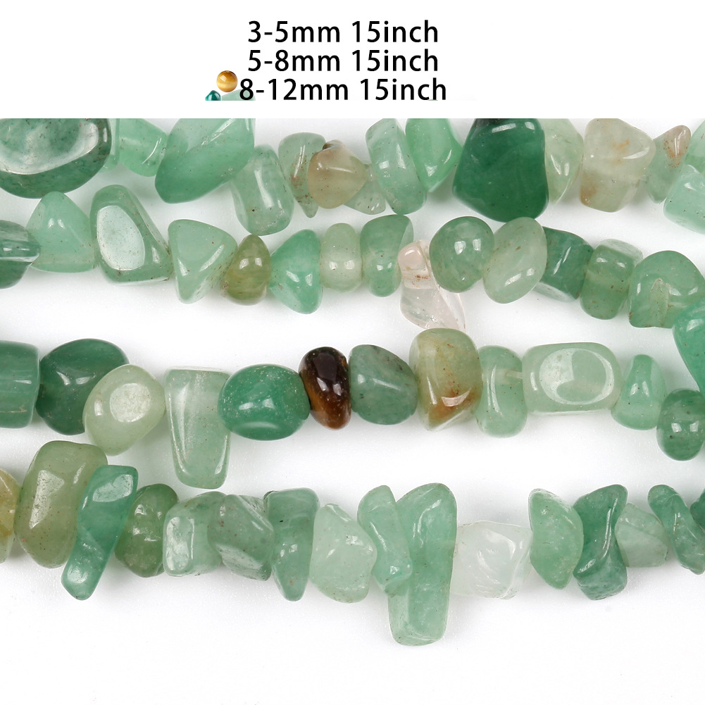 16 inches 3-5mm green aventurine
