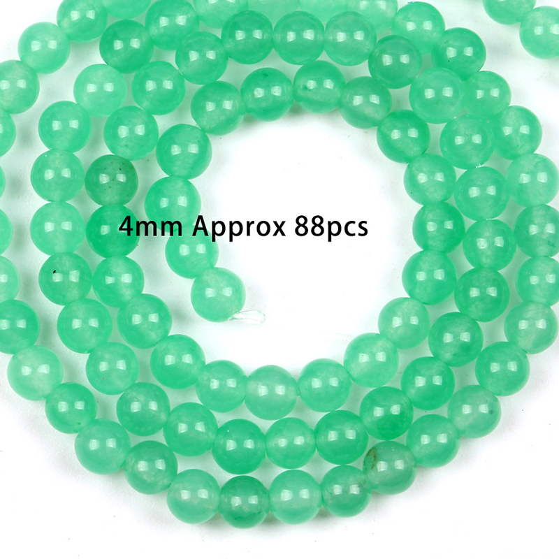 4mm b color green aventurine