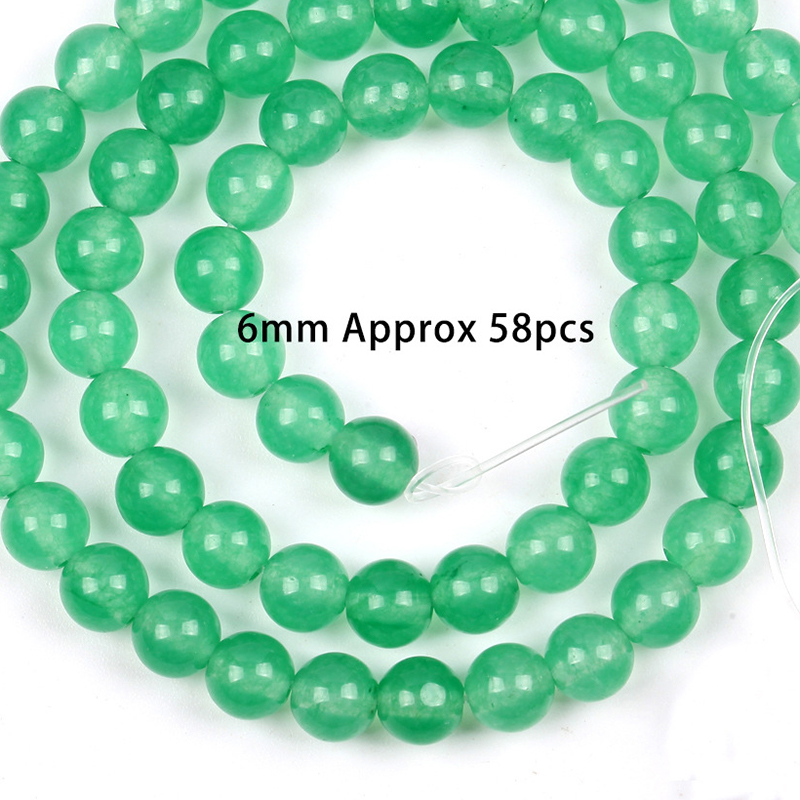 6mm b color green aventurine