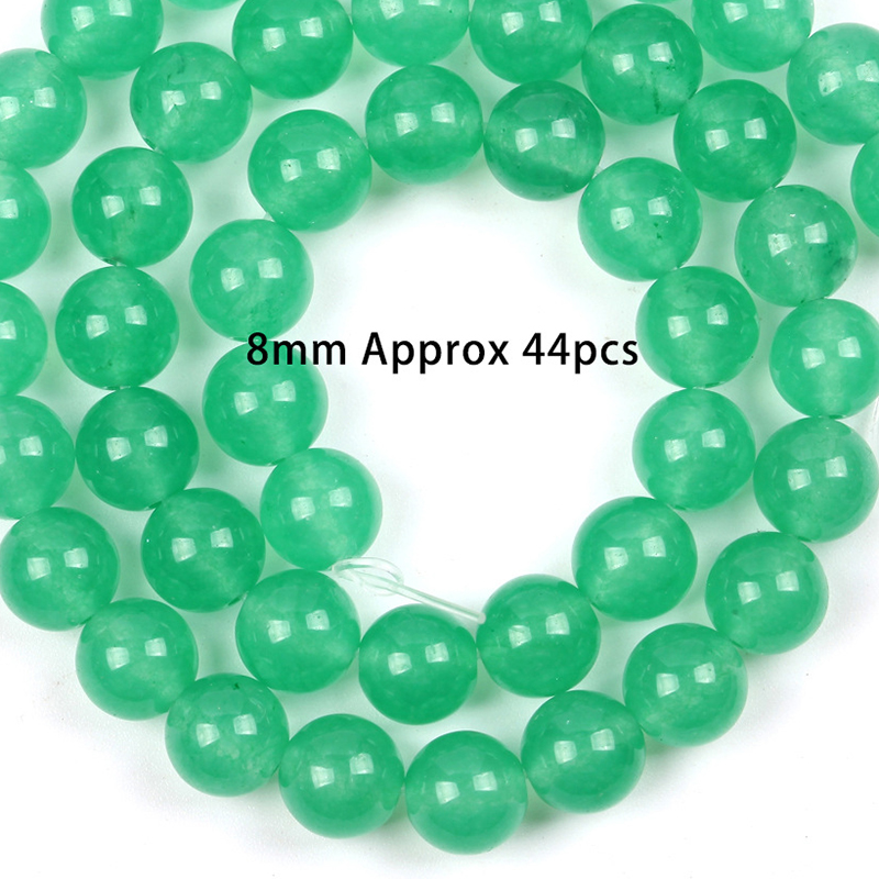 8mm b color green aventurine