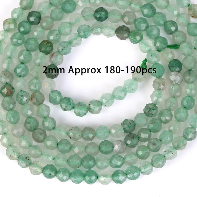 2mm hard drive section green aventurine