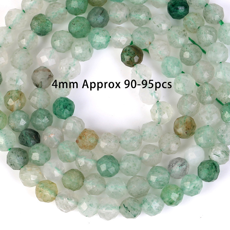 4mm hard drive section green aventurine