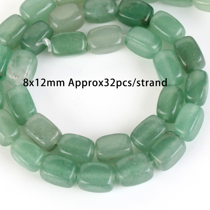 8x12mm cuboid green aventurine
