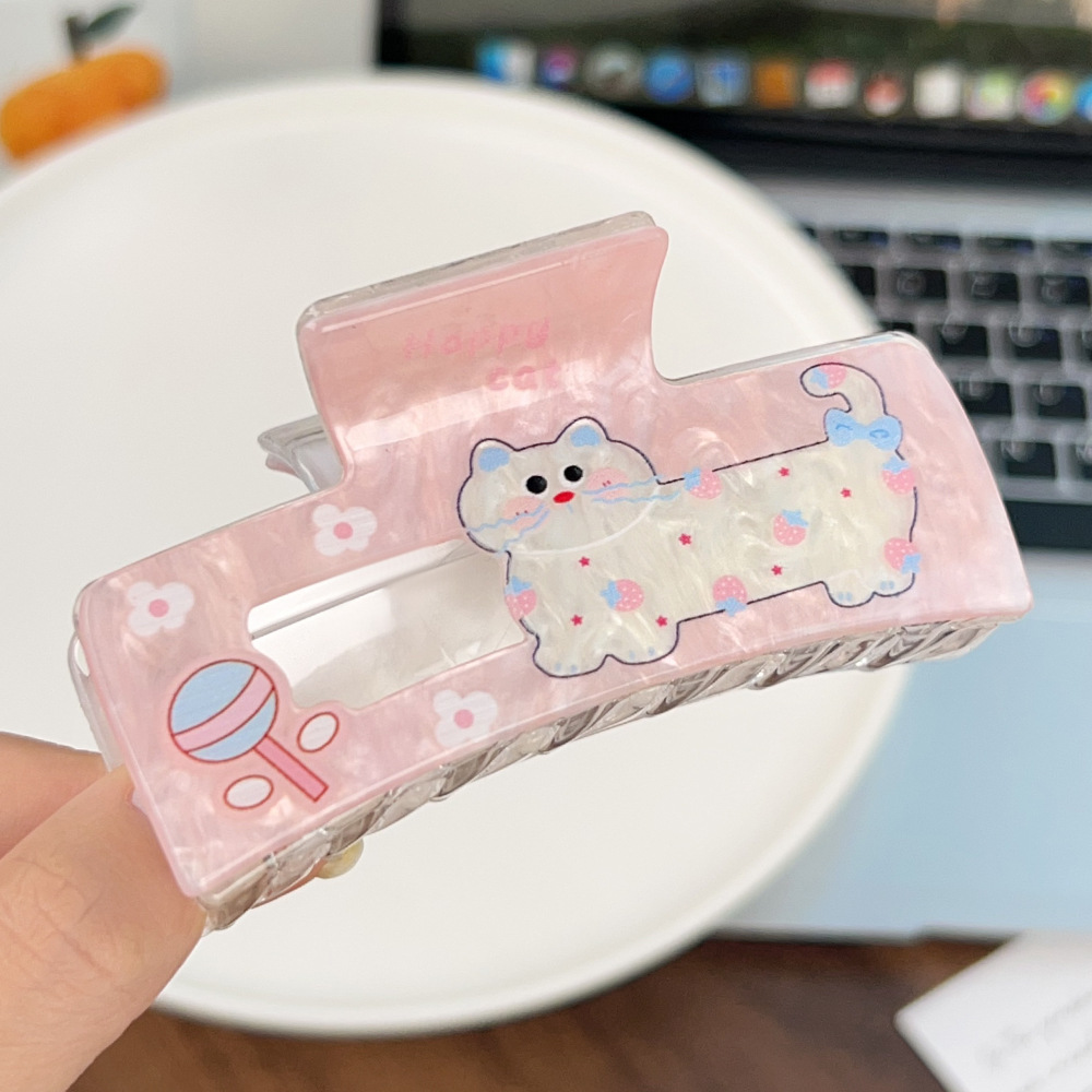 Pink strawberry cat