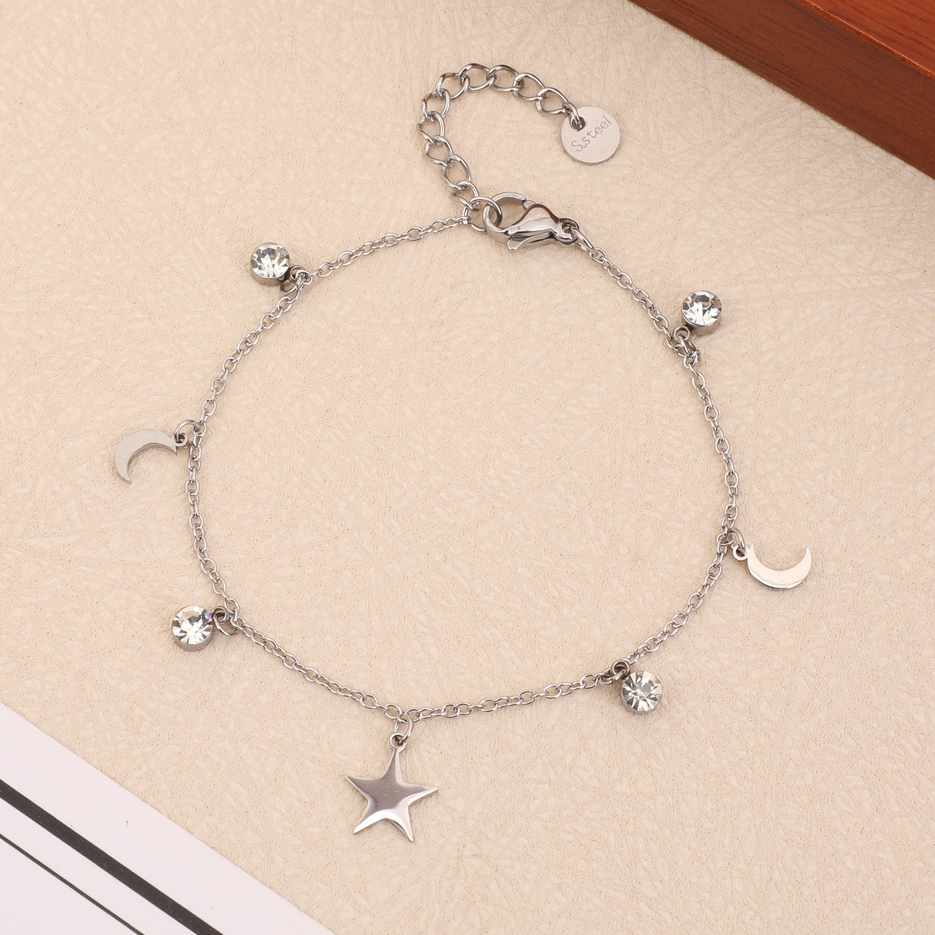 Steel color stars and moon style