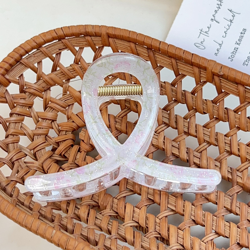Glitter pink green-cross
