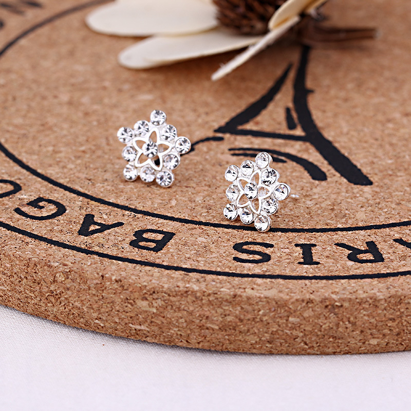 Five petal flower diamond -12